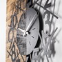 Wallity Wooden Clock 26 Nogal y Negro